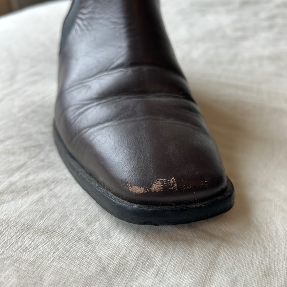 The Italian Leather Square Toe Chelsea Boot EVERLANE EUC - Picture 6 of 11